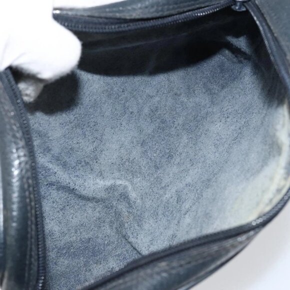 GUCCI GG Supreme Sherry Line Shoulder Bag PVC Navy Gold 10 02 055 Auth ep11283 - Picture 12 of 16